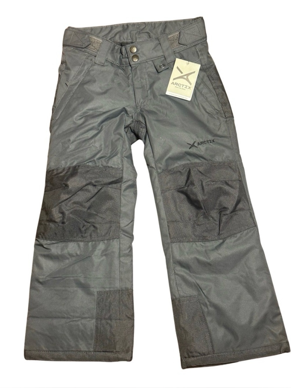 Arctix Girls Boys Unisex Snow Pants Youth XSmall 6/7 Insulated Charcoal NWT Skiy